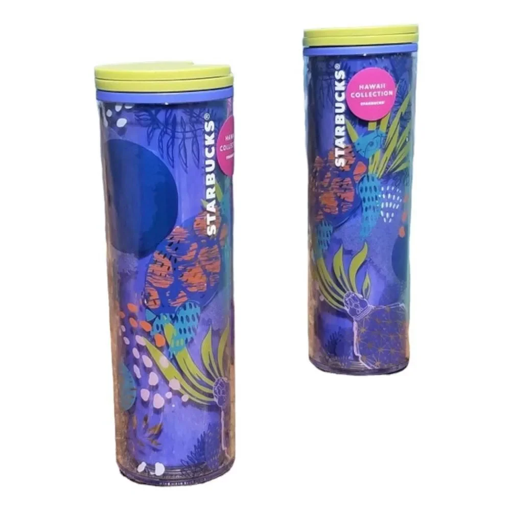 Starbucks 2020 Hawaii Collection‎ Limited Edition Sea Turtle Tumbler 16 oz